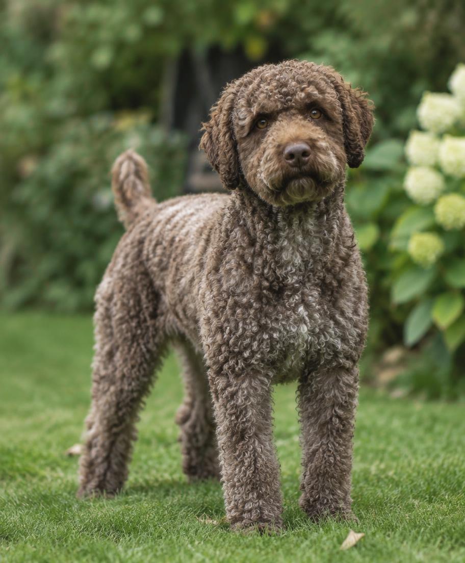Mio, lagotto romagnolo, brun roan